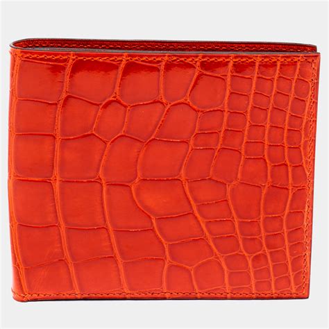 hermes mens card wallet|hermes alligator wallet men's.